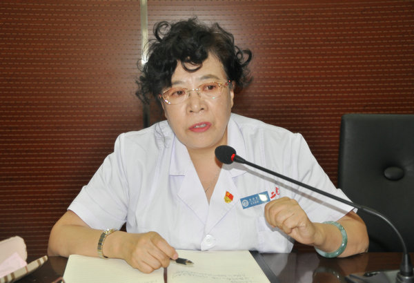 院长张淑英同志讲话